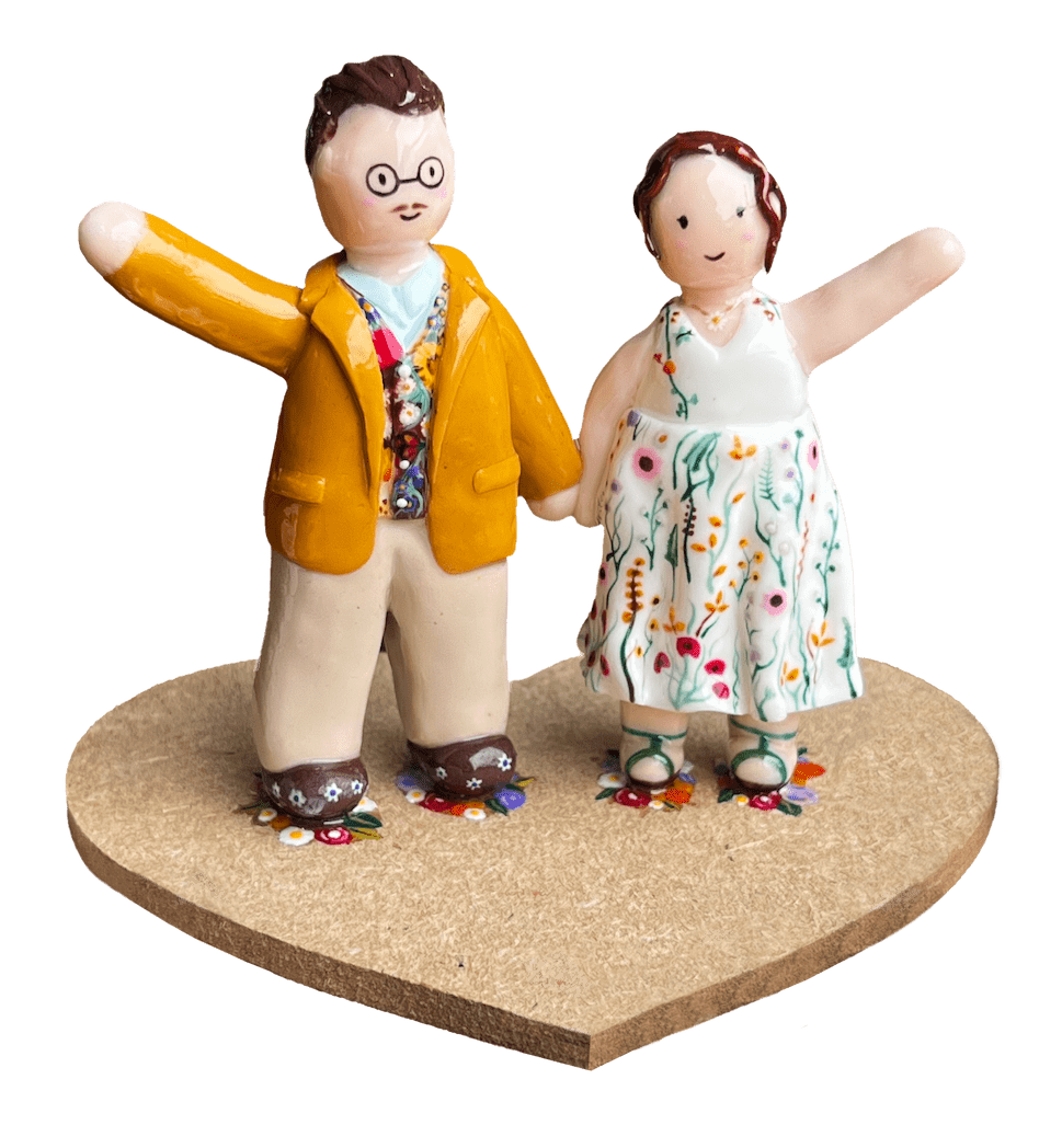 Duo de figurines mariage
